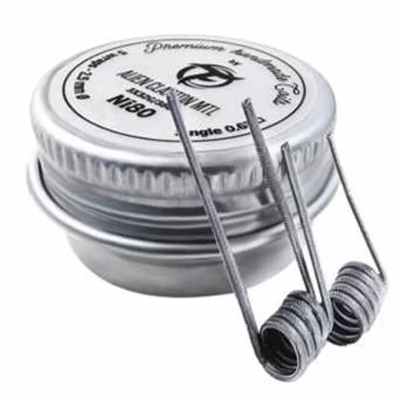 Coils Alien Clapton MTL Ni80 Handmade Series (2pcs) Coils Alien Clapton MTL Ni80 Handmade Series (2pcs)
