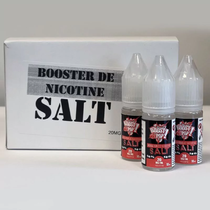 Booster Salt 10ml (boite de 12) Booster Salt 10ml (boite de 12)