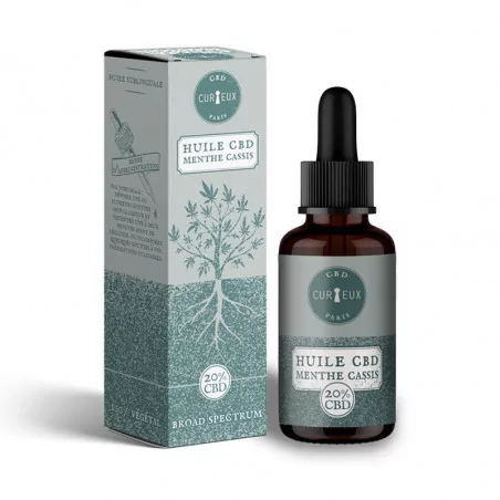 Huile Menthe Cassis CBD 10ml