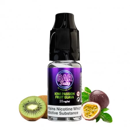 Kiwi Passion Fruits Guava 10ml - Bar Salts